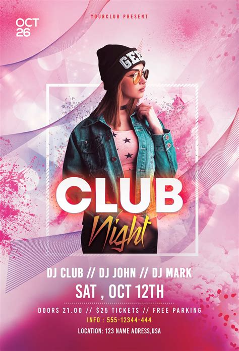 Free Club Flyers: Customize in Minutes .